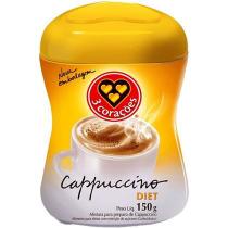 Cafe 3 Corações Capuccino Diet Pote 150g