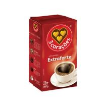 Café 3 corações Extra forte a vácuo 500g