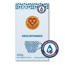 Café 3 Corações Moído Descafeinado a Vácuo - 250g Café 3 Corações Moído Descafeinado a Vácuo - 250g