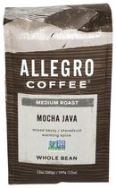 Café Allegro Mocha Java em Grãos Inteiros Torra Média 340g Café Allegro Mocha Java em Grãos Inteiros Torra Média 340g