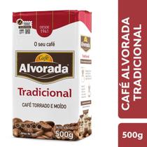 Café Alvorada 500g Vácuo Tradicional Torrado e Moído