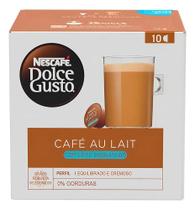 Café Au Lait Cápsula Desnatado Nescafé Dolce Gusto 10 Unid