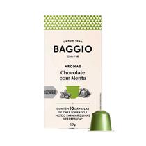Café Baggio Aromas Chocolate e Menta em cápsulas 10 unidades Café Baggio Aromas Chocolate e Menta em cápsulas 10 unidades