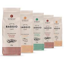 Café Baggio Aromatizado, 5 Pacotes, 1.250g, 100% Arábica