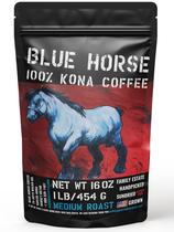 Café Blue Horse Kona 100% Torra Média Grãos Inteiros 454 g Café Blue Horse Kona 100% Torra Média Grãos Inteiros 454 g