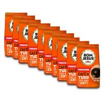 Café Bom Jesus Tradicional Moído Kit 10 Pacotes de 500g cada Café Bom Jesus Tradicional Moído Kit 10 Pacotes de 500g cada
