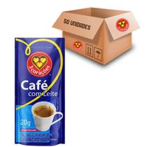 Café C/ Leite 3 CORACÕES Sachê 50X20g