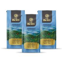 Café Cafe Britt Montecielo Tarrazú Moído 340 g - 3 Unidades