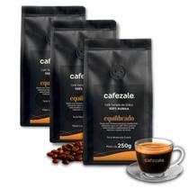 Café Cafezale em Grãos Equilibrado Kit 3 Pacotes de 250g