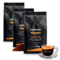 Café Cafezale Equilibrado Moído Kit 3 Pacotes de 250g
