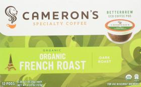 Café Cameron's Orgânico French Roast Escuro por Dose Café Cameron's Orgânico French Roast Escuro por Dose