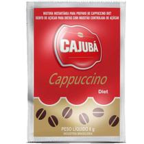 Café Cappuccino Cremoso Diet Cajubá Sachê c/ 6g