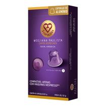 Café capsula 3corações mogiana paulista aluminio ver 2 10x5g