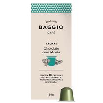 Café Cápsula Baggio Aromas Chocolate c/ Menta 50g 10Caps