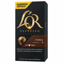 Café Cápsula L'OR Espresso Forza 52g 10un