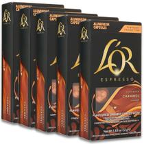 Café Cápsulas Lor Nespresso Caramel Kit com 50 Cápsulas