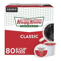 Café Clássico Krispy Kreme, Cápsulas K-Cup Keurig de Porção Única, Torrefação Média, 80 Unidades Café Clássico Krispy Kreme, Cápsulas K-Cup Keurig de Porção Única, Torrefação Média, 80 Unidades