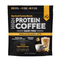 Café com alto teor de proteína e colágeno Marigold Vanilla Latte 454g