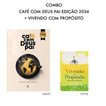 Café Com Deus Pai Edição 2024 + Vivendo Com Propósito + 10 marcadores de páginas - Vélus/SBN