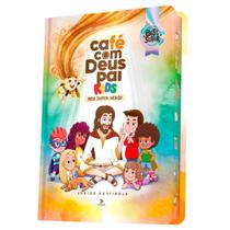 Café com Deus Pai Kids 2025 Meu Super Herói Capa Dura 365 dias Junior Rostirola