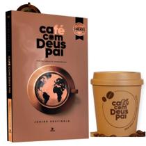 Café com Deus Pai porções diárias de transformação e Copo café com Deus pai 250 ml Café com Deus Pai porções diárias de transformação e Copo café com Deus pai 250 ml