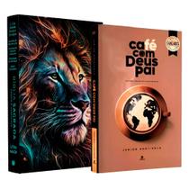 Café com Deus Pai Transformação + Bíblia Sagrada Leão Colorido