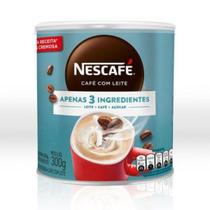 Café com Leite em Pó Solúvel Instantâneo Nescafé Lata 300g