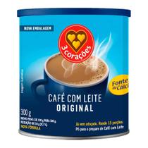 Café com Leite Original 3Corações 300g