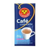Café com Leite Sachê - 3 Corações Caixa - com 50 Unidades de 20g