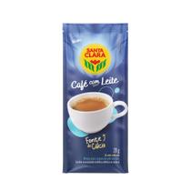 Café com Leite Santa Clara 30 Sachês com 20g Cada