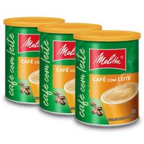 Café Com Leite Solúvel Clássico Melitta 200G Kit 3 Unidades