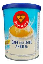 Café Com Leite Zero - 3 CORAÇÕES 200g Café Com Leite Zero - 3 CORAÇÕES 200g