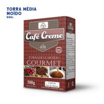 Café Creme Gourmet Torrado e Moído Torra Média Pct 500g