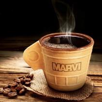 Café Cup Avulso 6 Xicaras 50ml Casquinha de Baunilha c/ Chocolate - Marvi