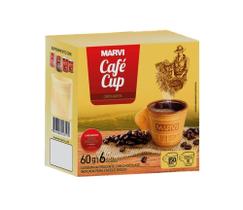 Cafe cup marvi cx c 6 xicaras comestiveis 60g