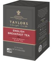 Café da manhã inglês Tea Taylors of Harrogate 50 saquinhos de chá Café da manhã inglês Tea Taylors of Harrogate 50 saquinhos de chá