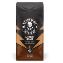 Café Death Wish Organic Fair Trade, torrado médio, 500 ml Café Death Wish Organic Fair Trade, torrado médio, 500 ml