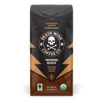 Café Death Wish Orgánico de Comercio Justo, Tostado Medio, 454g