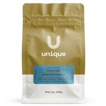 Café Descafeinado Unique em Grãos 250g sem Quimica