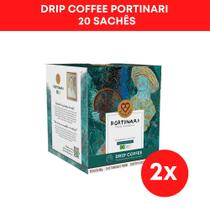 Café Drip Coffee 3 Corações 100% Arábica Portinari 20 Sachês