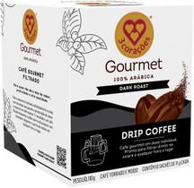 Café Drip Coffee 3 Corações Gourmet Dark Roast 110g