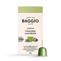 Café em Cápsulas Baggio Aromas - Chocolate com Menta 10 und