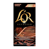 Café em Cápsulas Espresso de Chocolate L'OR 10 Unidades