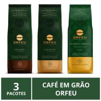 Café Em Grão, 3 Pacotes De 250G, Orfeu