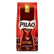 Café em grão pacote com 1 Kg Pilão