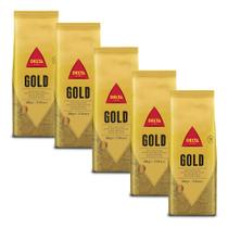 Café em Grãos Delta Cafés Gold Int 12 Kit 5 Pacotes de 500g Café em Grãos Delta Cafés Gold Int 12 Kit 5 Pacotes de 500g