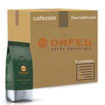 Café em Grãos Premium Orfeu Descafeinado Kit 12 Pacotes de 250g