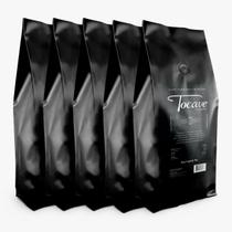 Café em Grãos Tocave Premium 5 kg Arábica com Torra Média (Caixa com 5 pacotes de 1 Kg)
