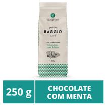 Café Em Pó Baggio - 1 Pacote - 250g - Chocolate com Menta - Café Moído Aromatizado Gourmet Arábica
