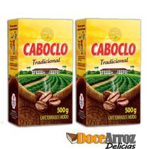 Café Em Pó Caboclo 02 Pacotes De 500g Cada Total 1k
